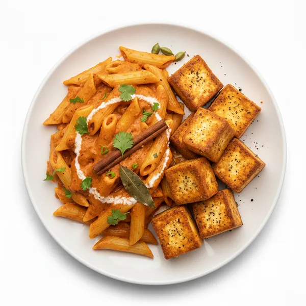 Tandoori Paneer With Masala Makhani Pasta